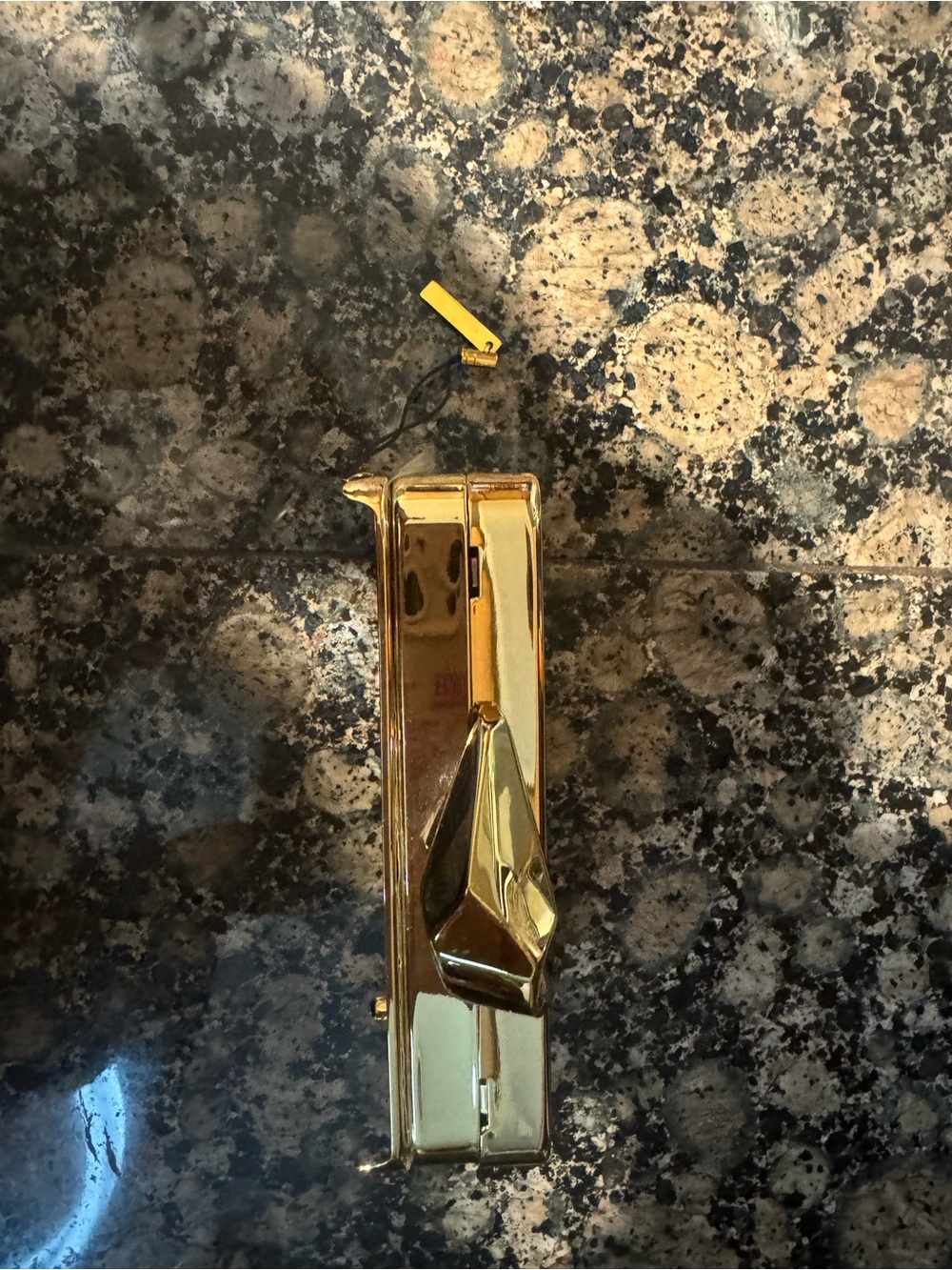 Kotur gold clutch phone case holder with chain vintage